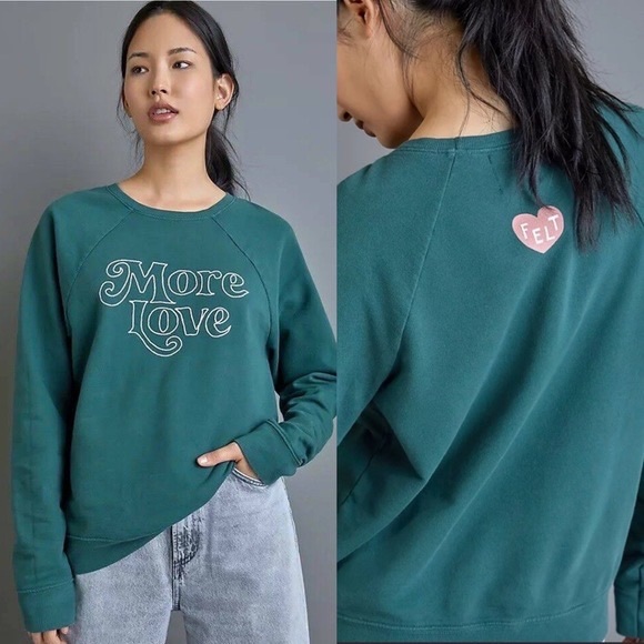Anthropologie Sweaters - Anthropologie Back When Green Sweater